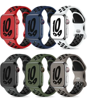 Silikon-Sportarmbänder für Apple Watch Band 45 mm 44 mm Ultra2 49 mm 38/40 mm 41 mm 42 mm Pride-Armband iWatch
