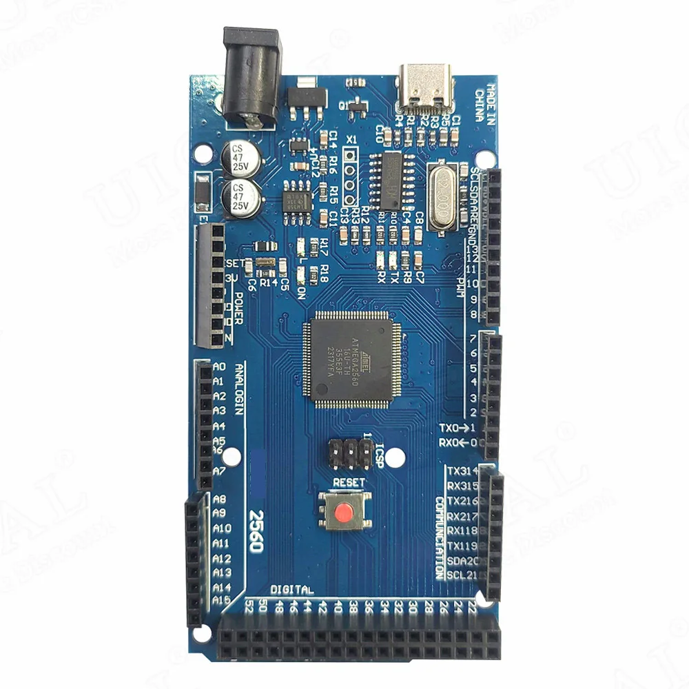 Mega 2560 R3 Board, ATmega2560-16AU, CH340G, USB-C – Bild 3