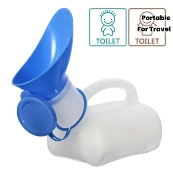 33,81 Unzen tragbare Herren- und Damentoilette aus ABS-Material, geeignet für Reisen, Camping