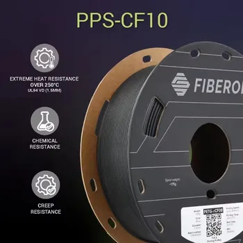 Polymaker PPS CF10 Filament Kohlefaser-Verstärktes Hochtemperaturbeständiges Technisches Material