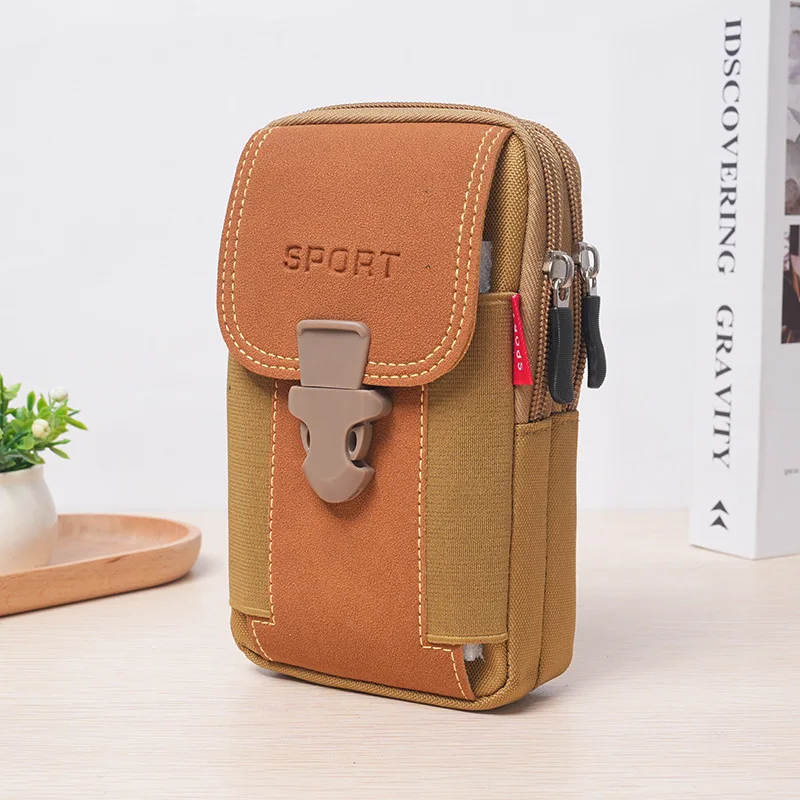 Mann Gürtel Tasche Handy Tasche für Männer Telefon Holster – Bild 4