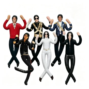 Stil Michael Jackson Cosplay Requisiten-Puppe Plüsch-Stoffpuppe Raumdekoration Abstrakte Gelenkbewegliche