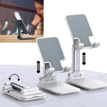 Desktop-Tablet-Halter, Tischzelle, faltbar, ausziehbar, für den Schreibtisch, mobiler, verstellbarer