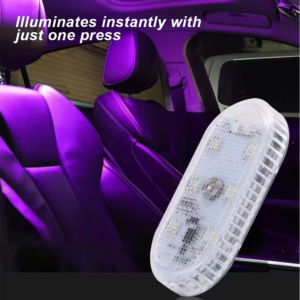 Multi Farbe Auto Licht Drahtlose LED Touch Licht Dach Decke – Bild 4