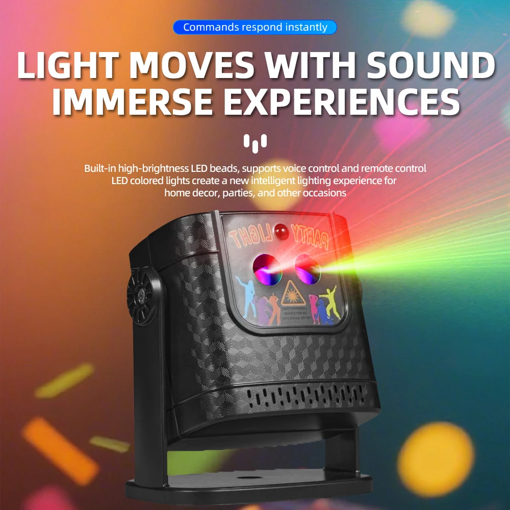 USB-betriebene Laser-Stroboskop-Partylichter – Bild 3