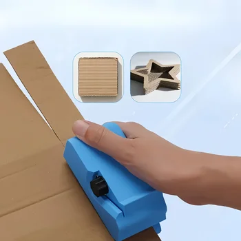 Multifunktionales DIY-Schneidwerkzeug aus Pappe, manueller Papierschneider mit scharfer Kante zum Basteln