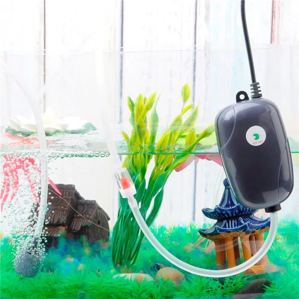 Aquarium-Luftpumpe, Aquarium-Mini-Kompressor, einzelner – Bild 4