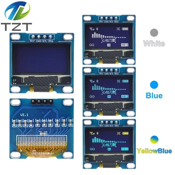 0,96 Zoll OLED 4PIN 7PIN IIC Serielles weißes Displaymodul 128 x 64 I2C SSD1306 12864 LCD-Bildschirmplatine