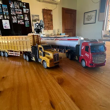 RC Autos LKW Heavy-Duty Dump Transporter Engineering Fahrzeug Modell Fahrzeug Fernbedienung Anhänger Auto
