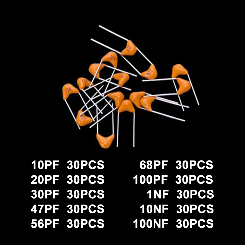 10Value 10PF 20PF 47PF 10PF-100NF Mehrschichtige – Bild 6