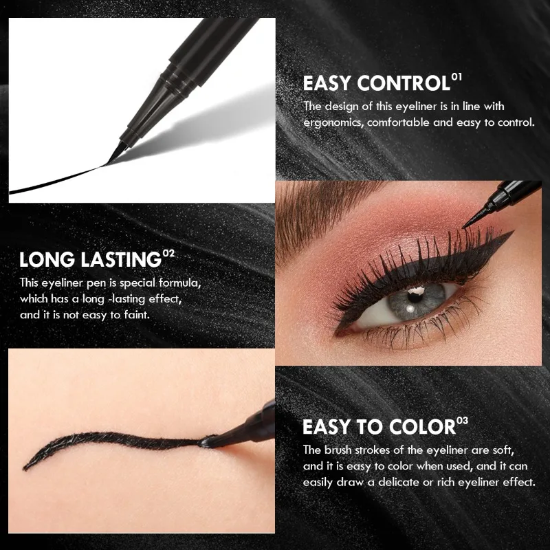 5 Teile/satz Glatte Flüssige Eyeliner Stift, Wasserdicht – Bild 5