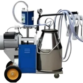 Hochproduktive Einzylinder-Kolbenmelkmaschine für Rinder- und Schafzuchtbetriebe - Handgeführter Motor-Kern