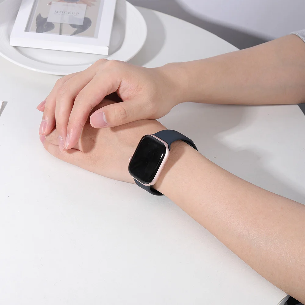 Sportarmband Silikon für Apple Watch, 40 bis 46 mm – Bild 6