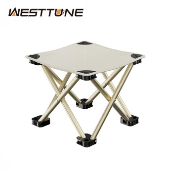 Outdoor Tragbare Klapphocker Camping Zusammenklappbare Fuß Hocker Wandern Strand Reise Picknick Angeln Sitz