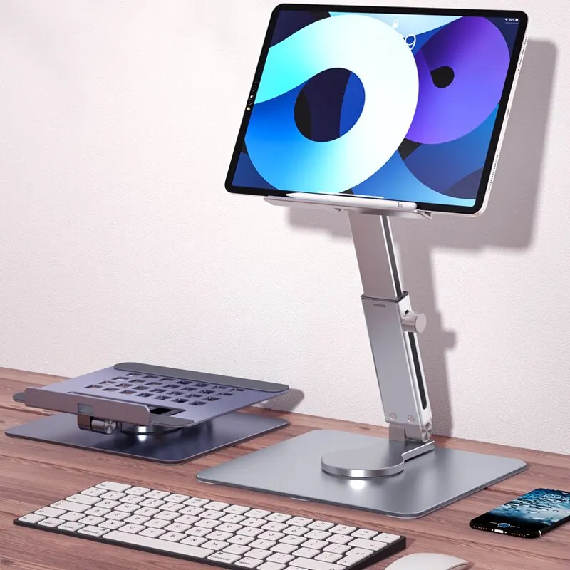 Tablet-Ständer aus Aluminium 360° ° Rotierender – Bild 3