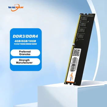 Walram Arbeitsspeicher DDR3 8GB 4GB 1600MHz Interner Computer-RAM DDR4 2666MHz 3200MHz 16GB 32GB Udimm