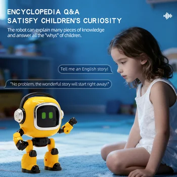 KI-gesteuertes interaktives Roboter-Spielzeug mit Sprachsteuerung, integrierter Geschichtenerzählfunktion