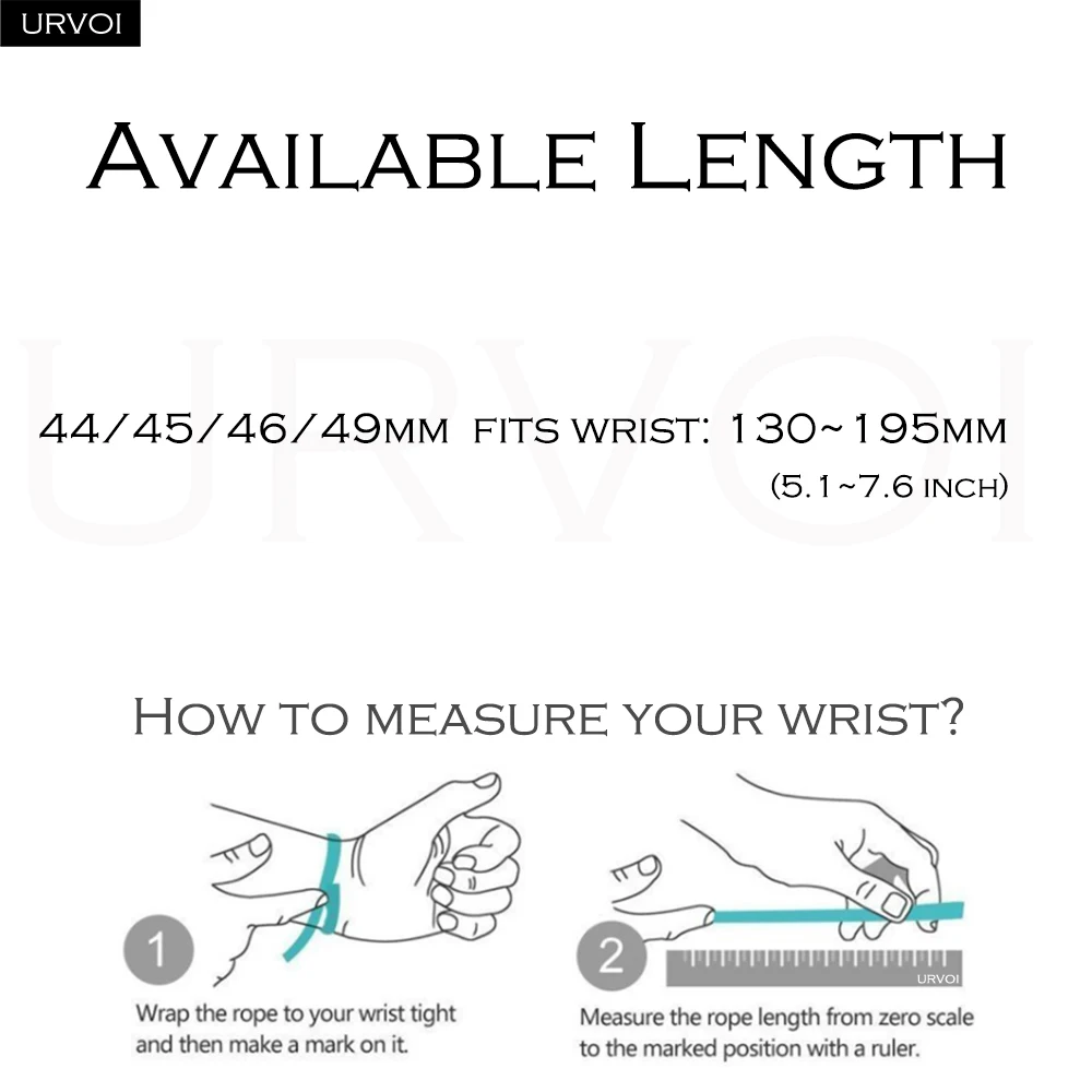 URVOI Ocean Band für Apple Watch Ultra 3 2 Armband Serie 11 – Bild 6