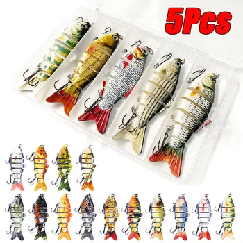 6 Segment Multi Jointed Angeln Köder Sinking 10 cm/17,5g Swimbait Künstliche Wobbler Crankbait Harten Köder