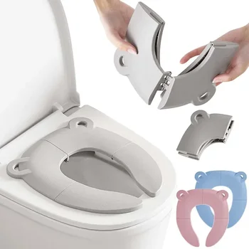 Baby Cartoon Reise Klapp Töpfchen Sitz Kleinkind Tragbare Wc Training Sitz Kinder Urinal Kissen Kinder Topf