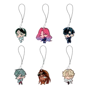 Anime Alien Bühne Handy Charms Cartoon Acryl Kleine Anhänger Alien Bühne Telefon Kette Schlüssel Ring