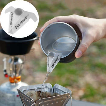 Tragbare Outdoor Camping Schüssel Ablauf Auslauf PP Vielseitige Hand Tropf Kaffee Guide Düse Erweiterte Mund