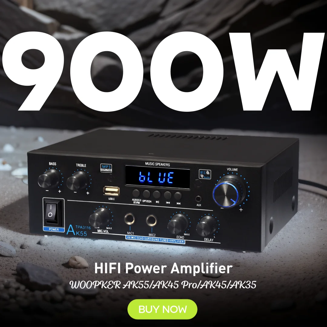 Woopker AK35/AK45/AK45 Pro/AK55 Digital Verstärker Bluetooth