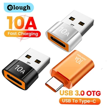 Elough 10a USB Typ C zu USB ein Adapter USB 3,0 zu Typ C otg Konverter Anschluss für MacBook iPad Huawei