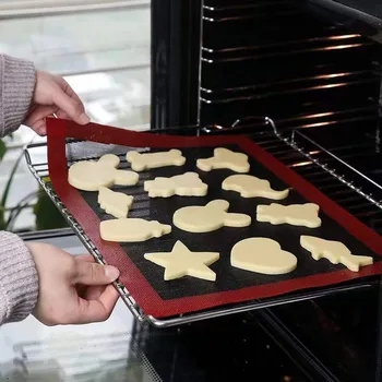 30x40cm Silikon Grill matte Backblech atmungsaktive Cookie Brot matte Ofen Mikrowelle