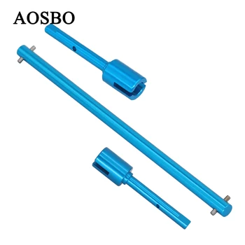 Metall Aluminium Legierung Hauptgetriebe Propeller Zentrale Antriebswelle für Tamiya TT02 TT02B RC Auto