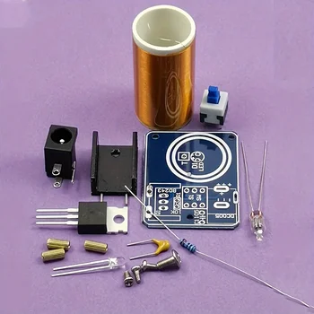 Mini-Tesla-Spulen-Kit, BD243, DIY-Elektronikprojekt, Handlötübung, keine Batterie erforderlich, kein Laser