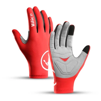 Vilico profession elle Outdoor-Fahrrad handschuhe mit empfindlichen Touchscreen-Stoß dämpfung, rutsch feste