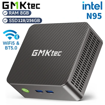 GMKtec G3S Mini-PC Intel Alder Lake N95 Windows 11 Pro Mini-PC 8 GB DDR4 128/256 GB PCIe M.2 SSD WiFi 5 BT5.0