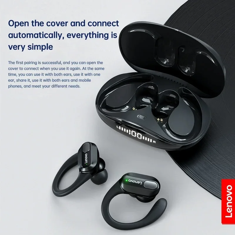 Lenovo XT80 Kabellose Kopfhörer, Bluetooth 5.3-Ohrhörer, echt