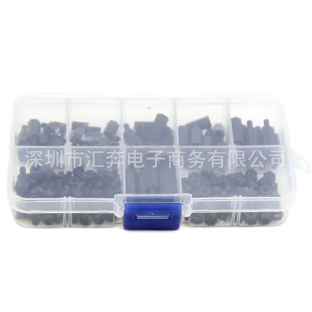 180Pcs M3 Mixed Weiblich Männlich Hex Abstand Schrauben Set – Bild 4