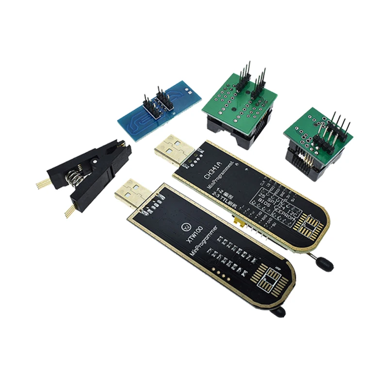 CH341A USB-Programmer-Kit mit SOIC8-Clip, SPI-Flash/EEPROM – Bild 4