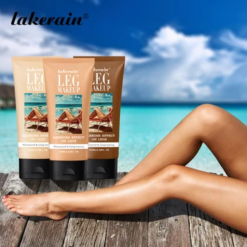 100 ml Bein-Make-up, langlebig, wasserfest und Anti-Transfer-Concealer, gleichmäßiger Hautton, Weizenbraune