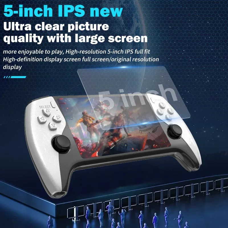 Multifunktionale 5-Zoll-IPS-HD-Retro-Handheld-Spielekonsole – Bild 2