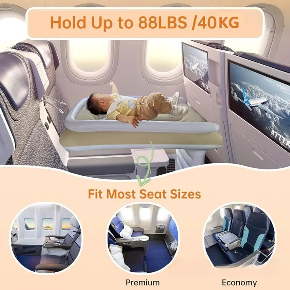 Tragbare Kleinkind Flugzeug Bett Für Kind Baby Matratze Luft – Bild 5