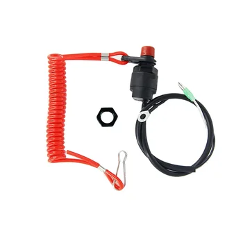 Außenbordmotor Motor Roller ATV Kill Stop Schalter Sicherheitsleine Kordel Lanyard