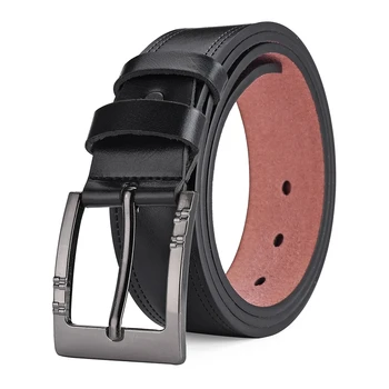 Echtes Leder Für männer Schnalle Jeans Rindsleder Casual Gürtel Business Cowboy Bund Männlichen Mode Designer