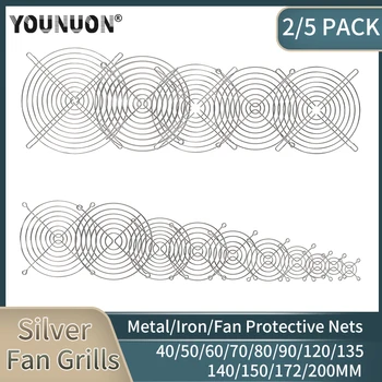 Lüftergrill, Metall, Eisennetze für Computerlüfter, 30 mm, 40 mm, 50 mm, 60 mm, 70 mm, 80 mm, 90 mm, 120 mm