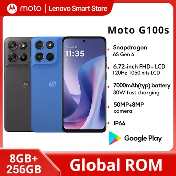 Motorola Moto G100 Smartphone 5G Global ROM 6,72-Zoll-FHD-120-Hz-Display Snapdragon 7s Gen 2 IP64 7000 mAh