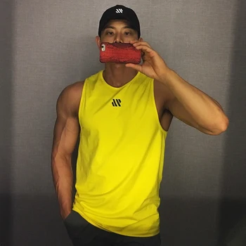 2024 Herren Fitness-Studios Tank Top Männer Fitness ärmelloses Hemd männlich Mesh atmungsaktive Sport weste