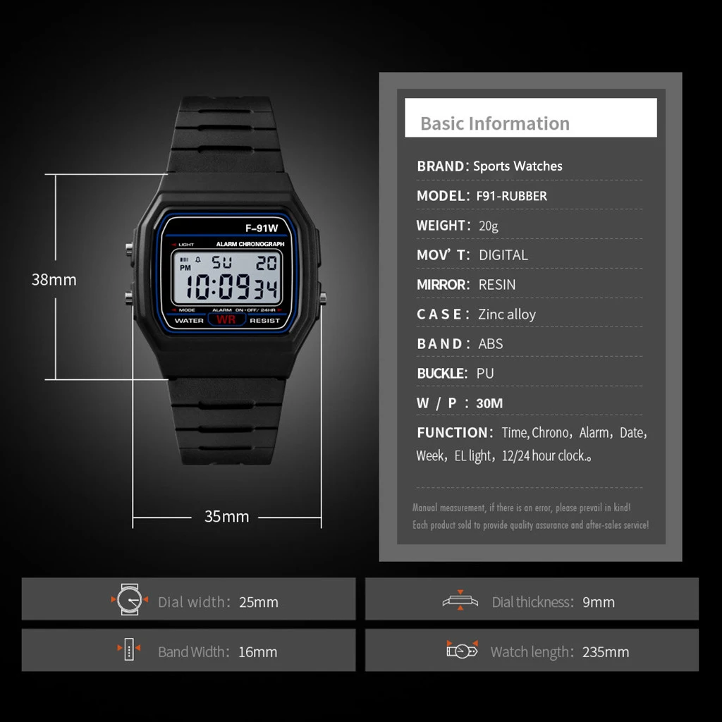 Luxus Männer Analog Digital Military Armys Sport LED – Bild 3