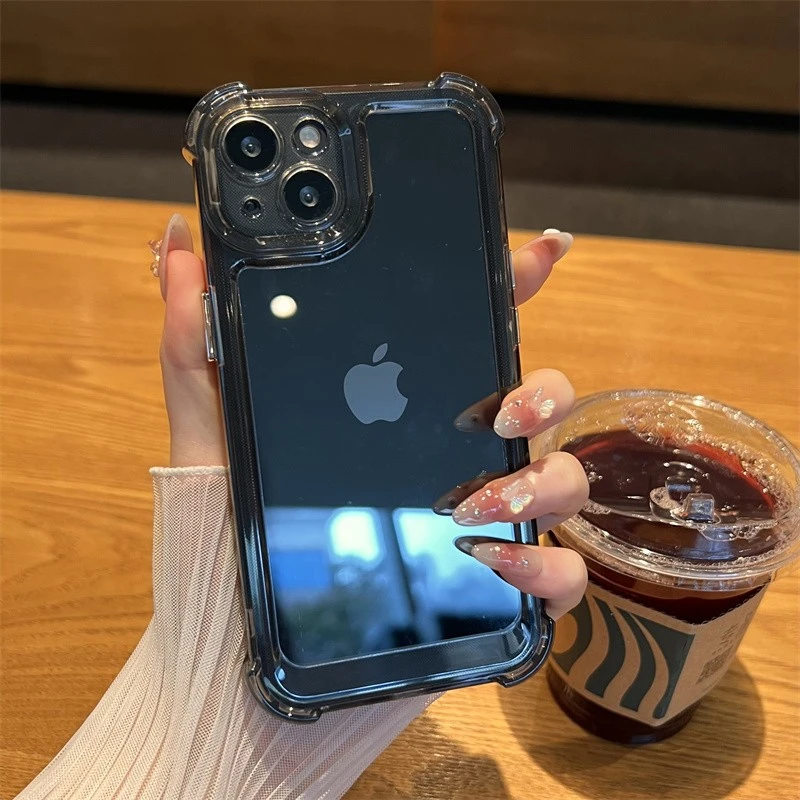 Luxuriöse, stoßfeste, transparente Hülle für iPhone 17, 16 – Bild 4