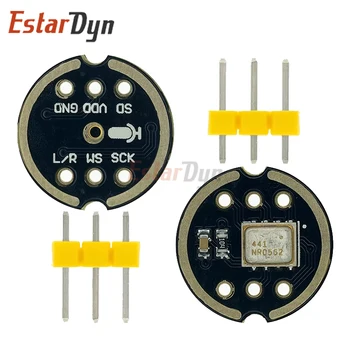EstarDyn Omnidirektionales Mikrofonmodul I2S-Schnittstelle INMP441 MEMS Hochpräzise Stromsparend
