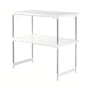 Küchenregale, Schrank-Organizer und Aufbewahrung, Vorratsregal-Organizer, Küchenschrank-Organizer, Weiß