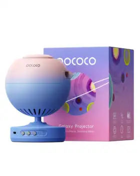 POCOCO Galaxy-Projektor, Galaxy-Lichtprojektor, Sternprojektor, Nachtlichtlampe mit hochauflösendem, weichem
