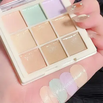 9-farbige makellose Concealer-Palette-wasserdicht, schweiß fest, vollständige Abdeckung-korrigiert Flecken
